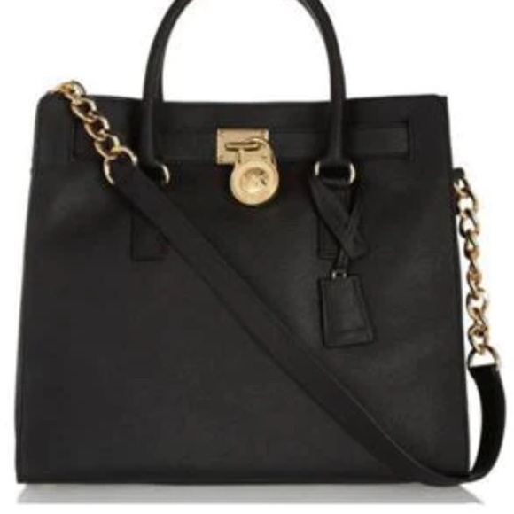 Michael Kors Hamilton Large North South Black Tote - Excellent Condition - Picture 2 of 16